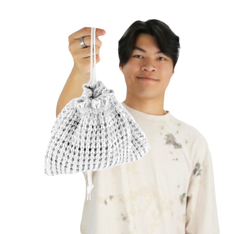 White Solid Beanie Pack™ Bag