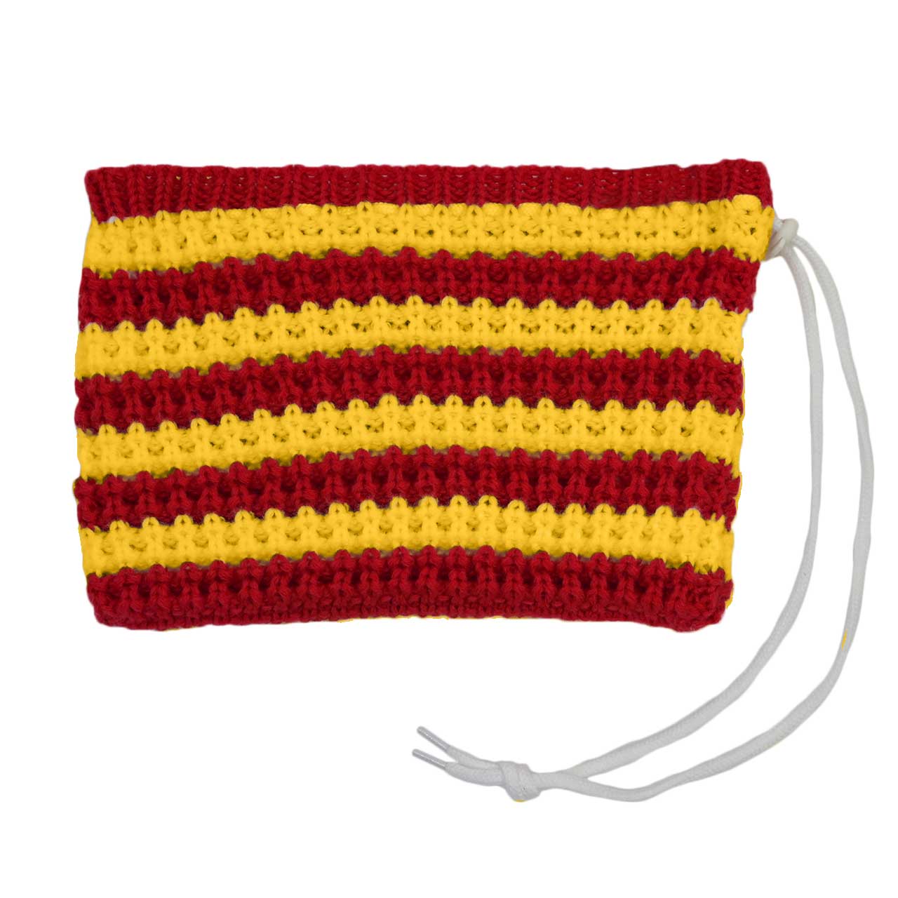 Red and Yellow Striped Beanie Pack™ Bag