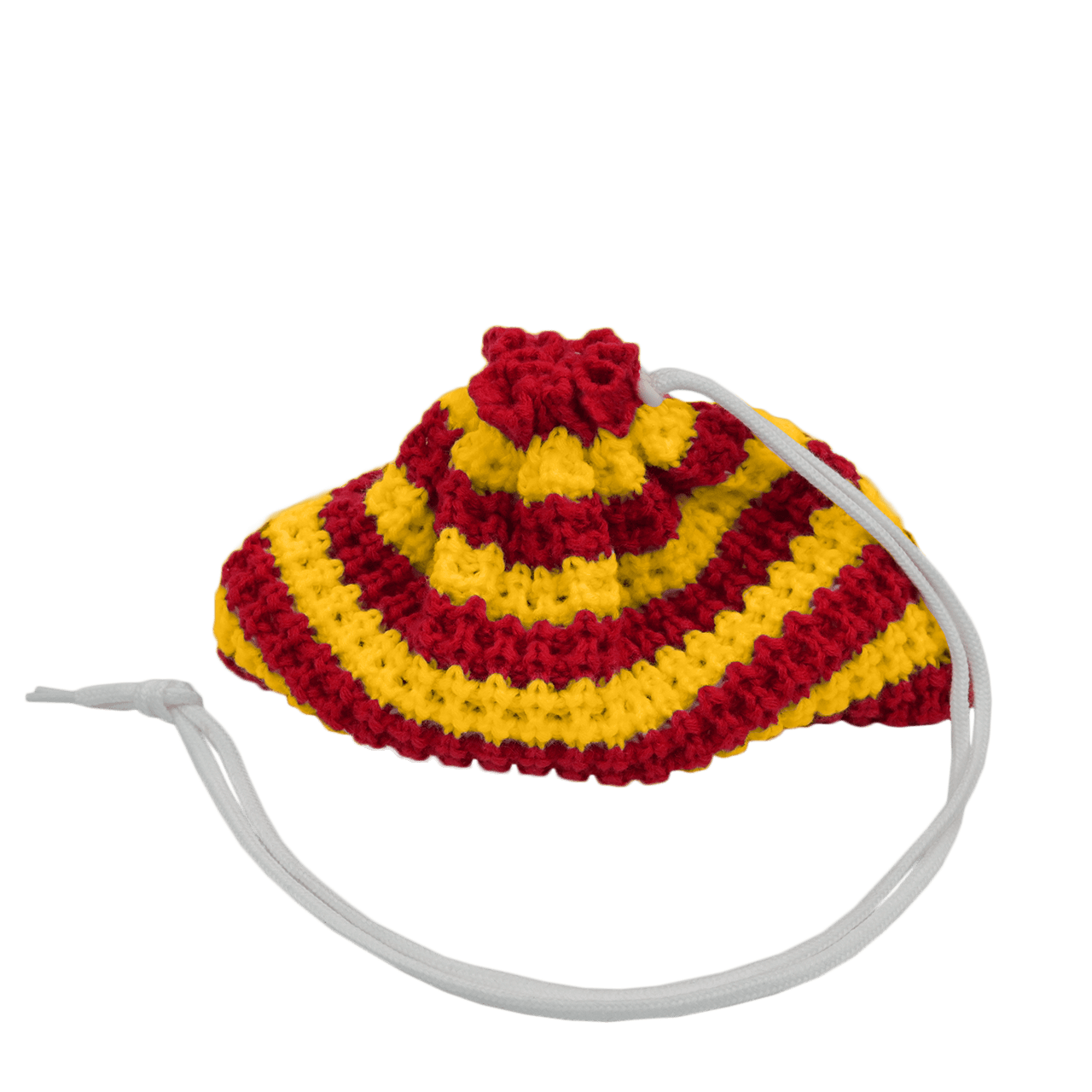Red and Yellow Striped Beanie Pack™ Bag