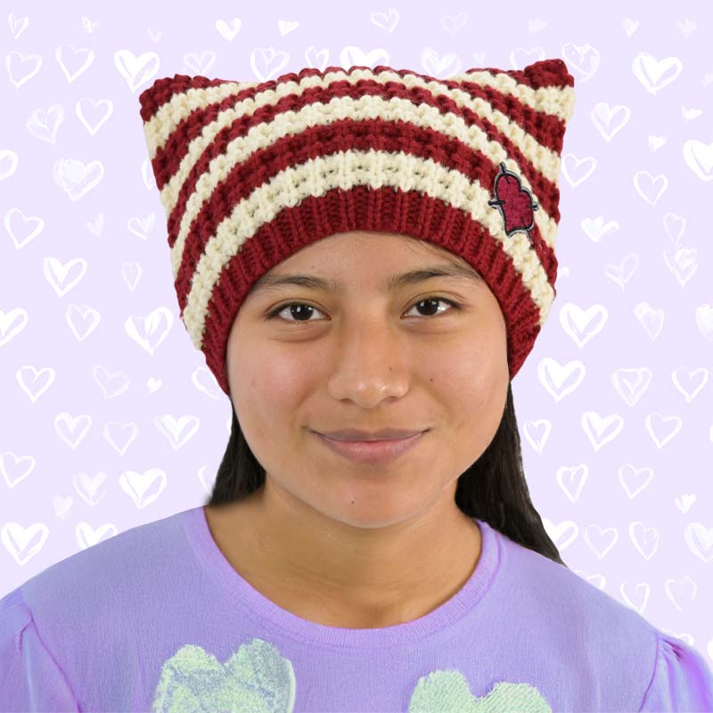 Patched with Love Cat Beanie