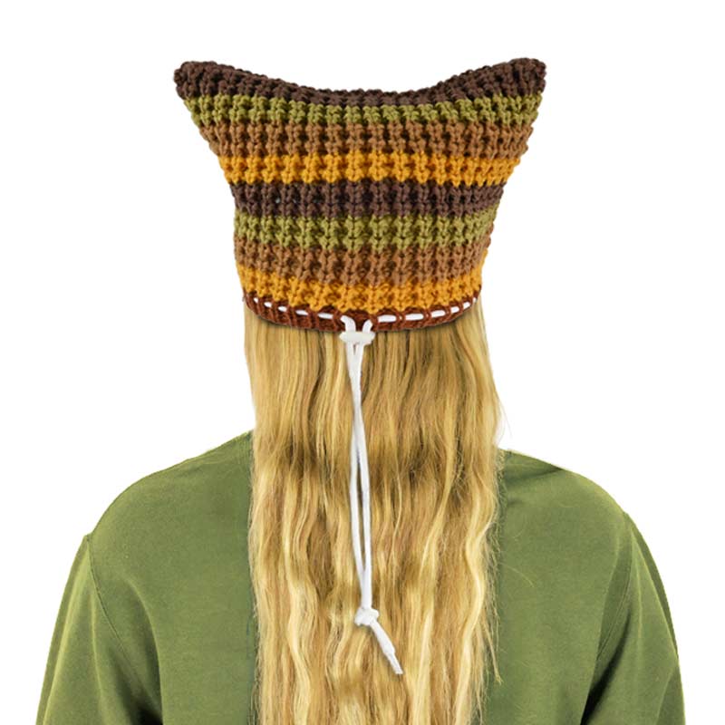 Fall Colors Striped Beanie Pack™ Bag