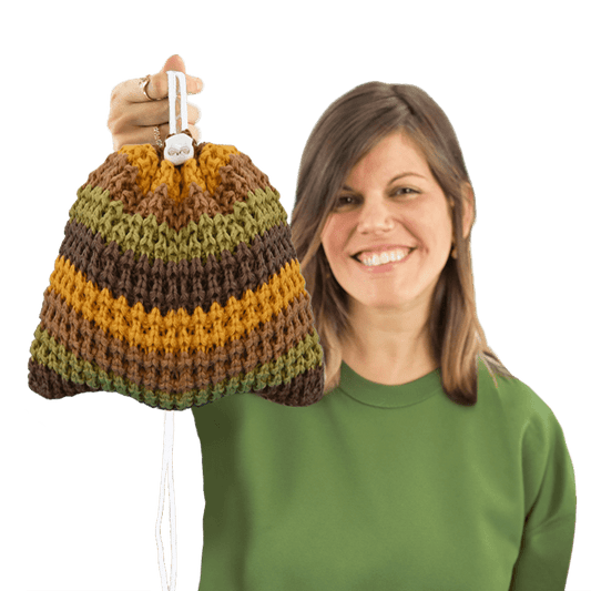 Fall Colors Striped Beanie Pack™ Bag