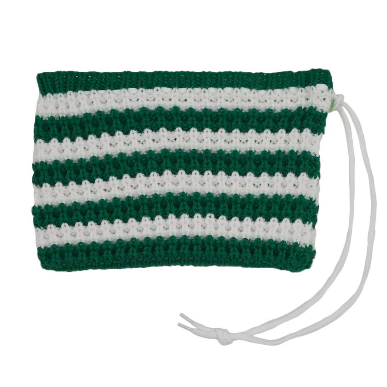 Green and White Striped Beanie Pack™