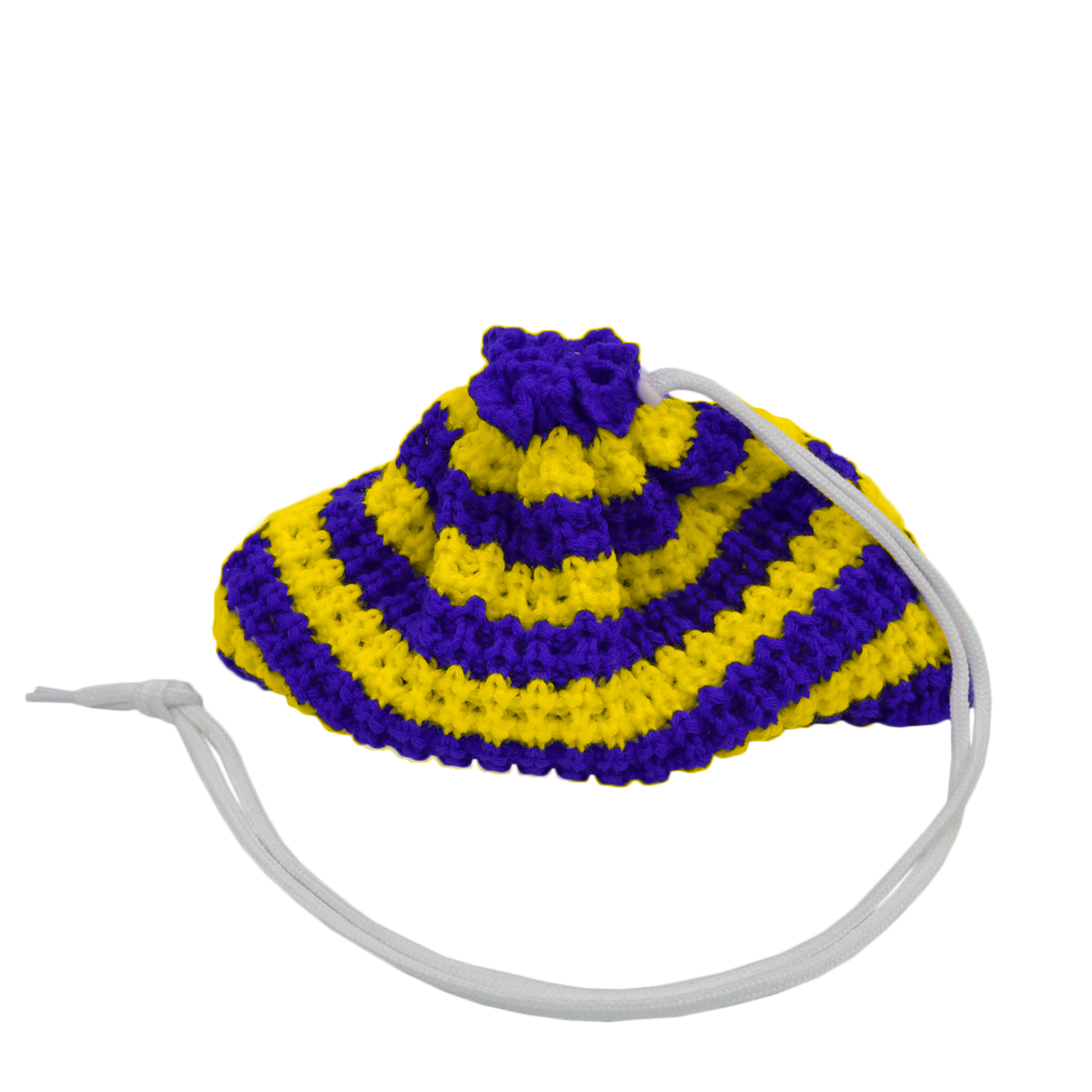 Purple and Yellow Striped Beanie Pack™