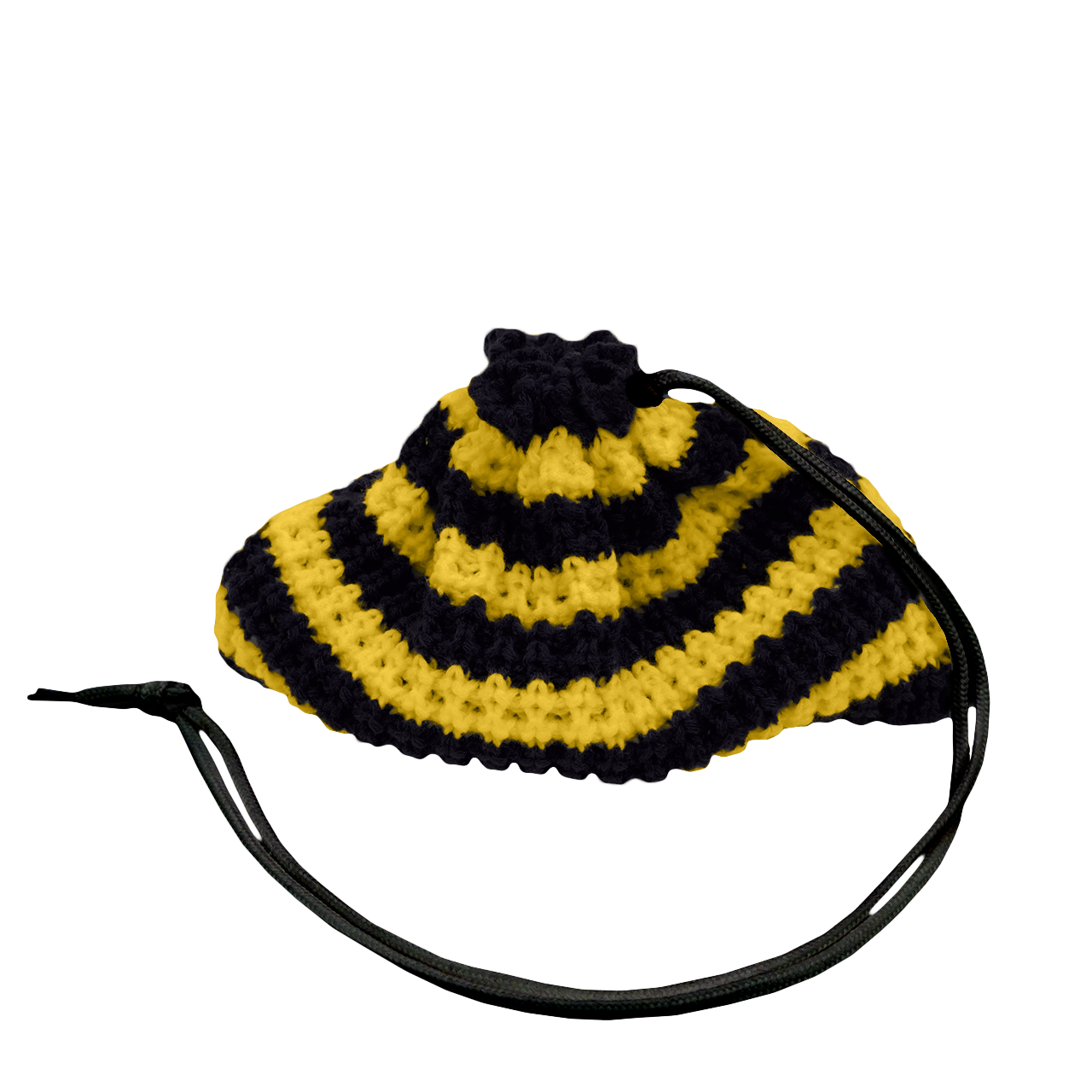 Black and Gold Striped Beanie Pack™