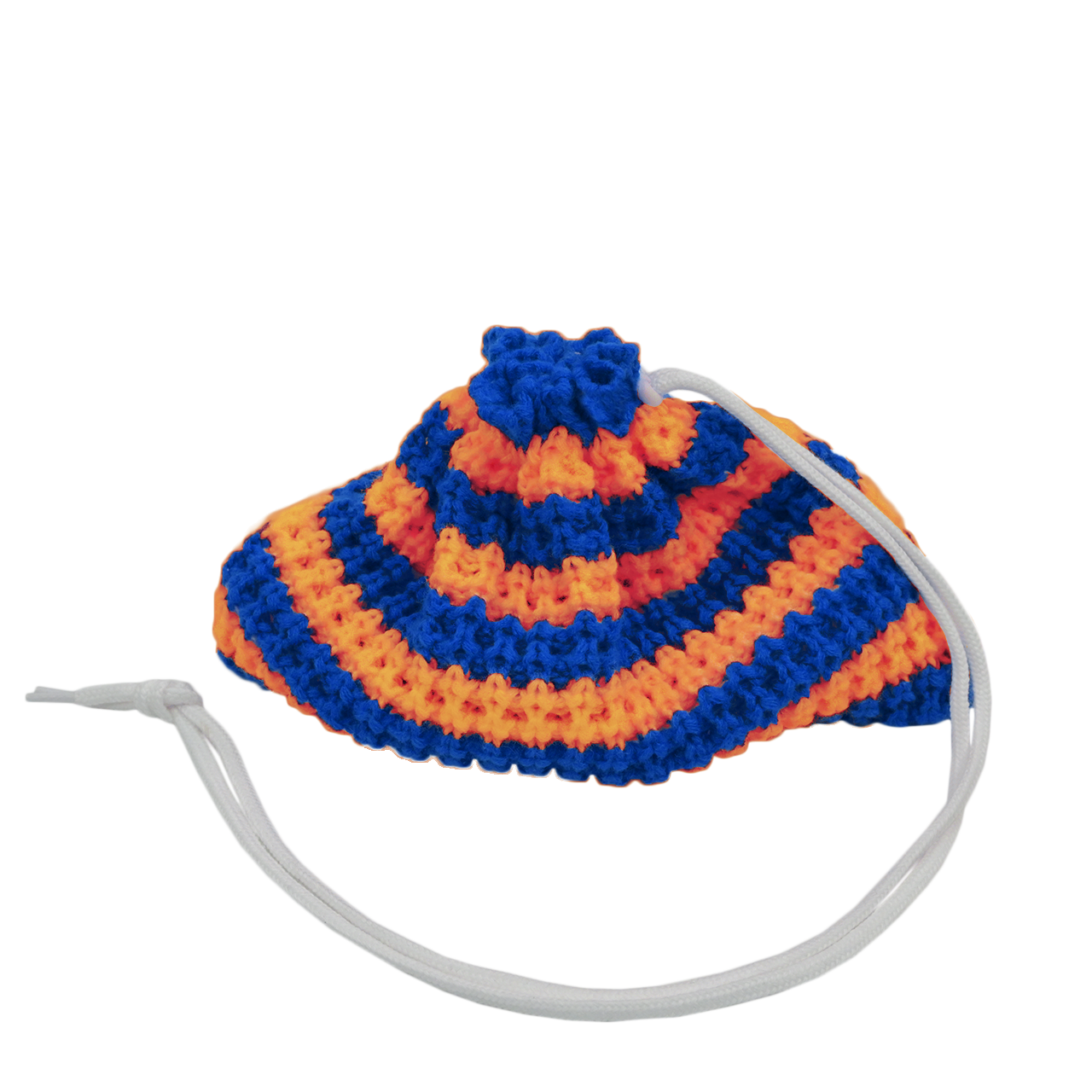 Orange and Blue Striped Beanie Pack™