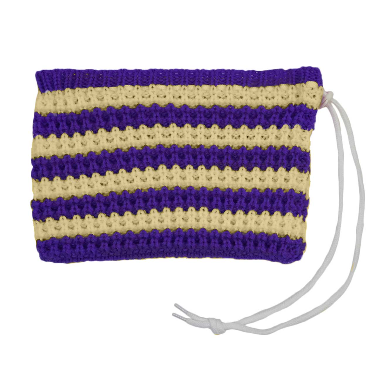 Purple and Tan Striped Beanie Pack™