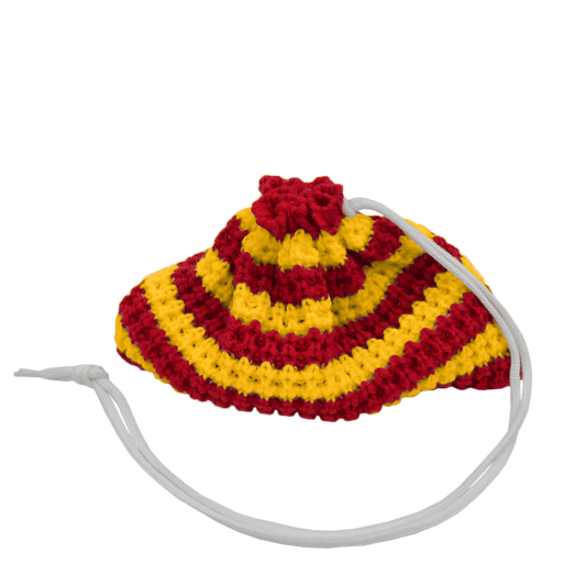 Red and Yellow Striped Beanie Pack™